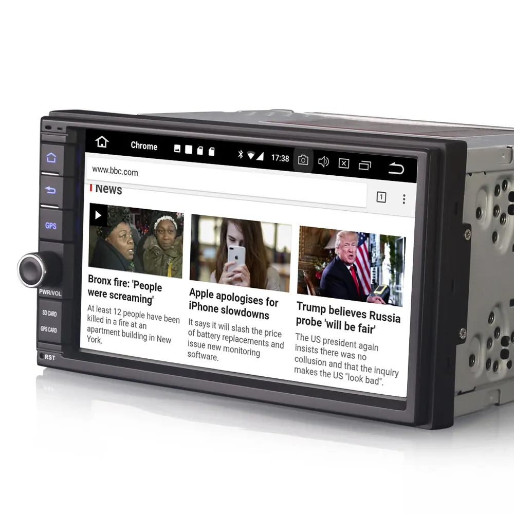 Erisin ES8841U 7 &quotAndroid 8 0 Восьмиядерный 4G ram автомобильный dvd плеер gps радио DVR DAB +