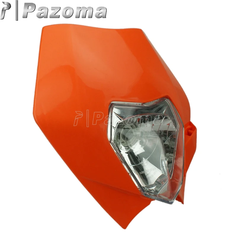 Фара мотоциклетная оранжевая универсальная для SX SXF EXC EXCF 125 200 250 350 450 XCF SMR|headlamps for