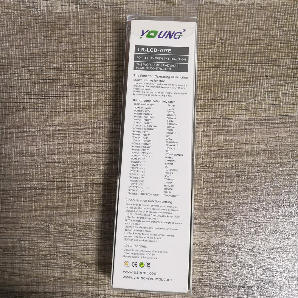 Универсальный пульт дистанционного управления LCD TV LR 707E для LG SONY SAMSUNG Philips HAIER VESTEL