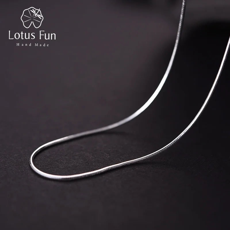 Lotus Fun реальные 925 серебро ручной работы Ювелирные украшения модные глянцевые