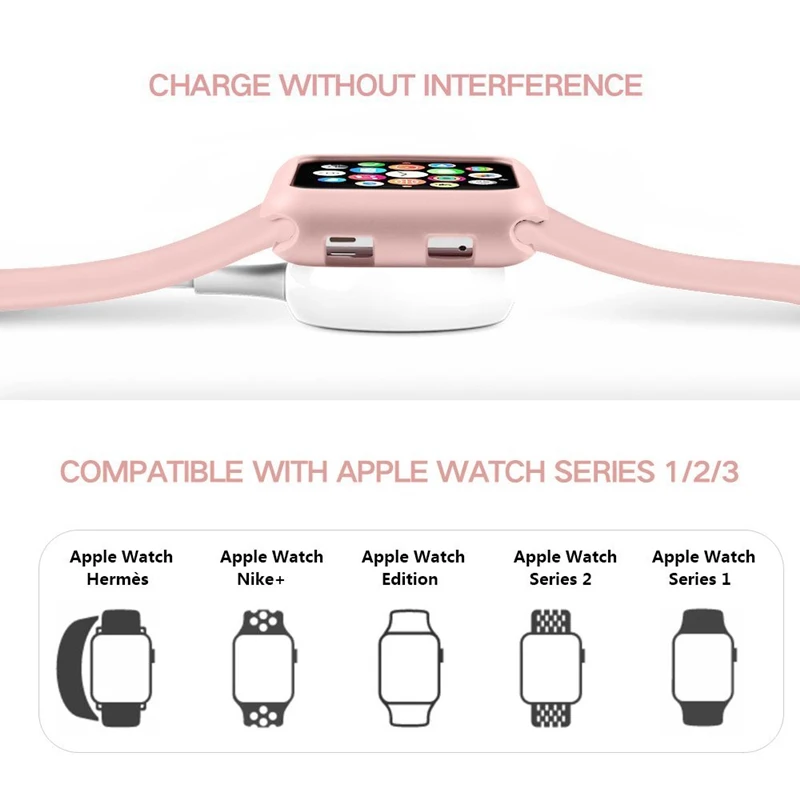 ТПУ protectiver чехол и ремешок 2 в 1 костюм для наручных часов Apple Watch, версии 4 44/40 мм браслет для наручных часов iWatch серии 3/2/1 42/38 мм