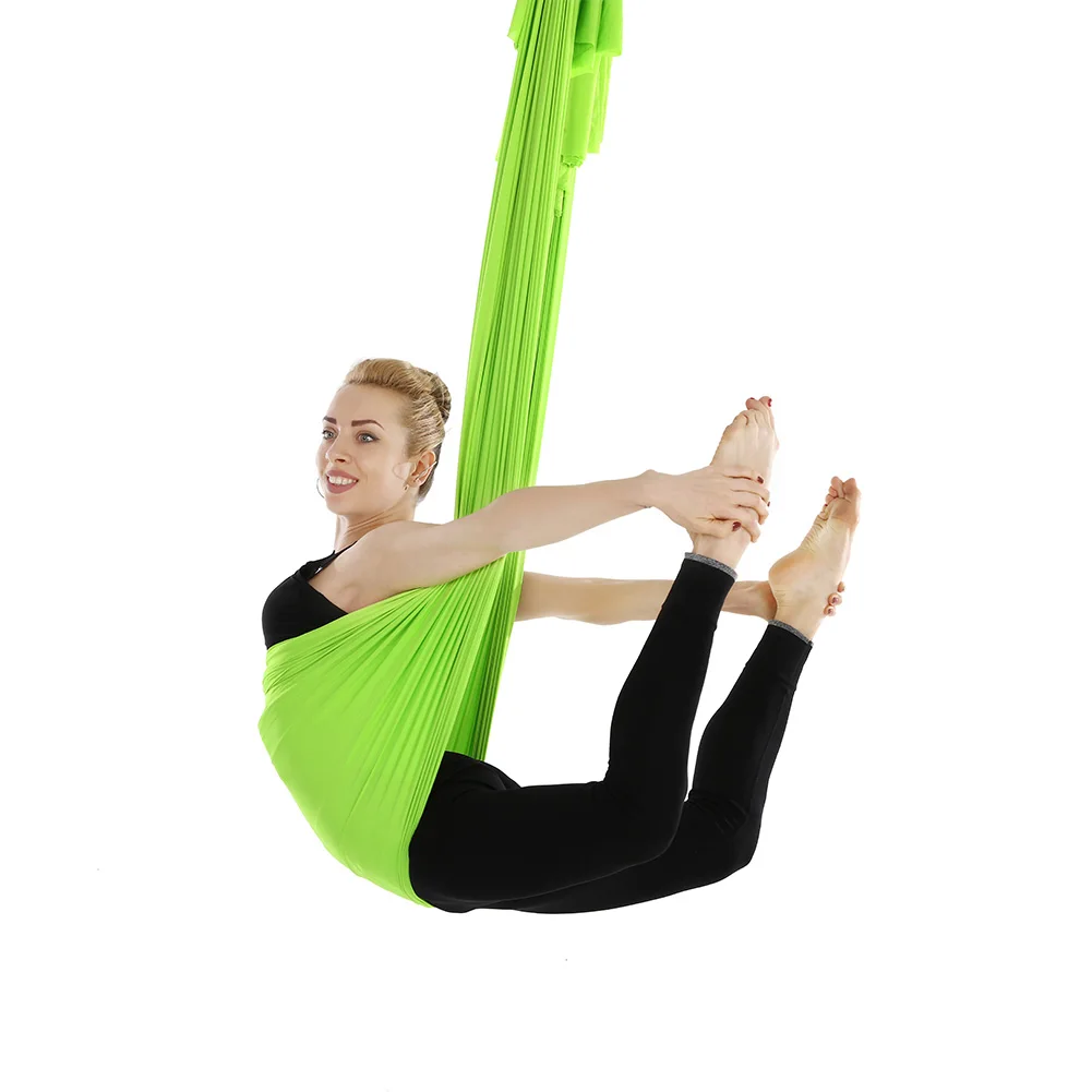 Elastic 6*2.8m Anti-Gravity Aerial Yoga Hammock Swing Pilates Belt for GYM Home Training Sports Fitness Body Building | Спорт и