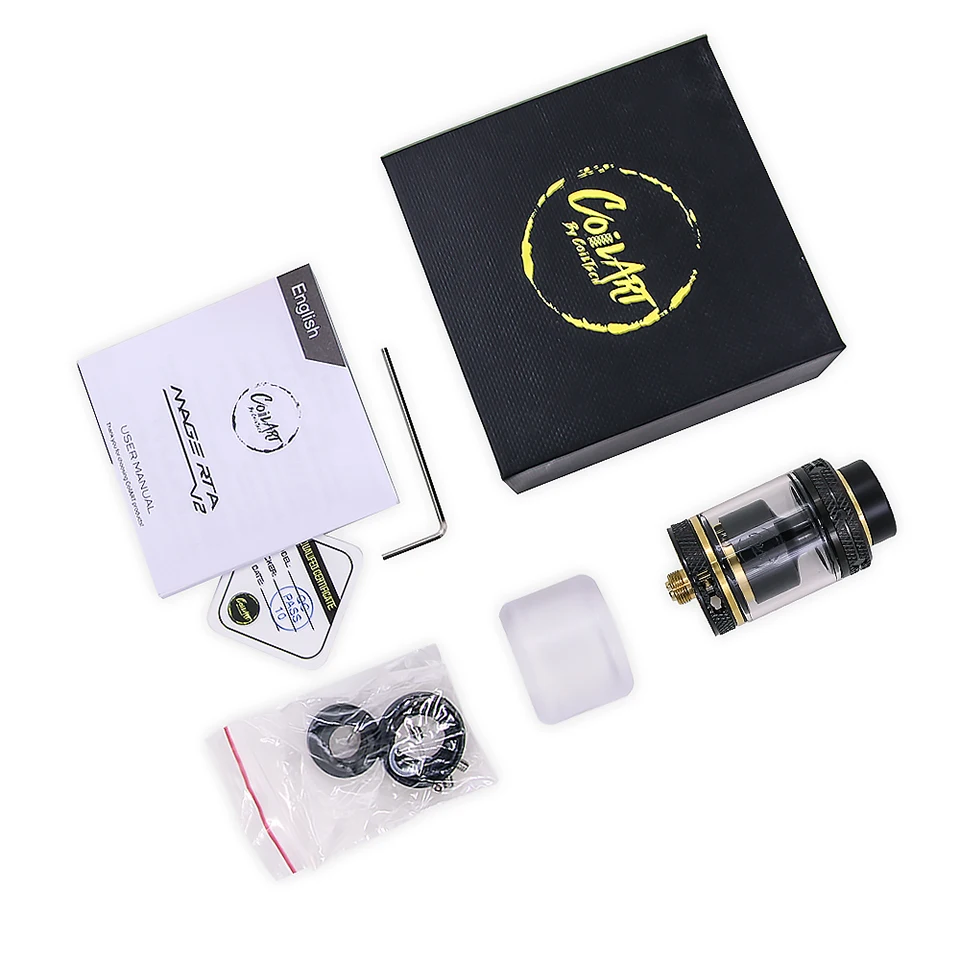 Оригинальный Teslacigs Telsa панк 220 Вт box mod Kit с горячей coilart mage v2 rta 3 5 мл 24 Диаметр бак