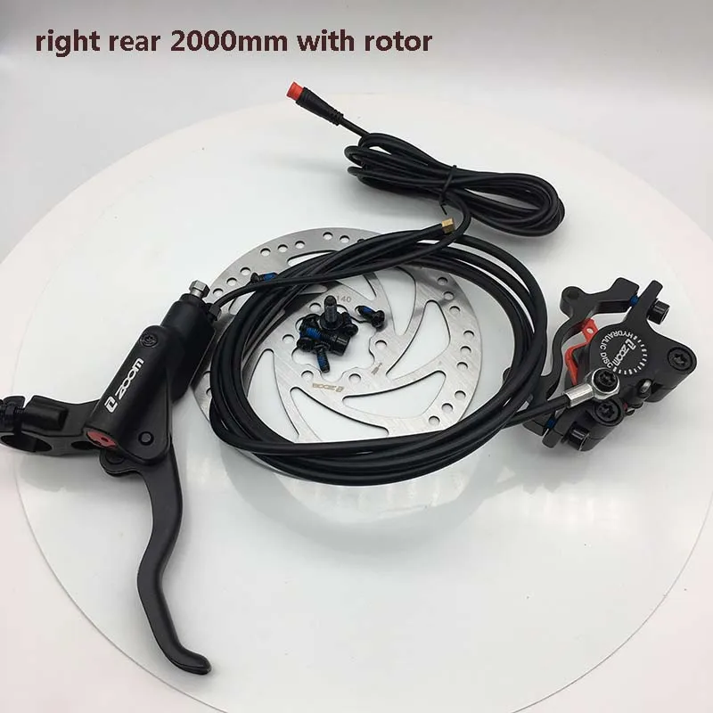 set24 Zoom CR3 электровелосипед, Электрический скутер, выключение питания, переключатель управления, Масляный Гидравлический дисковый тормозной суппорт, складной велосипед f xiaomi M365 - Цвет: set24