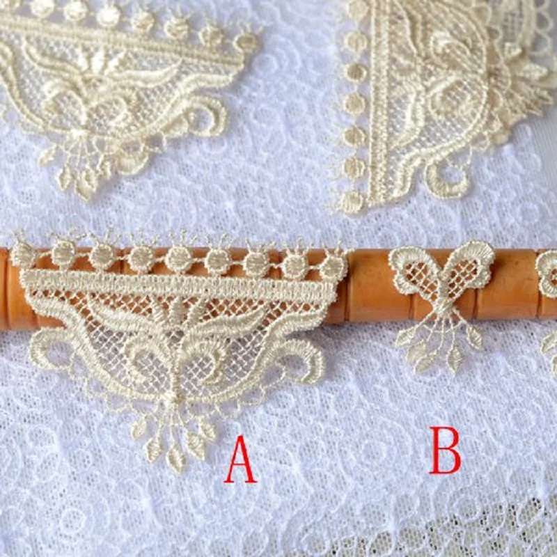 

Hot sale Lace accessories Import quality light skin water soluble flower stick