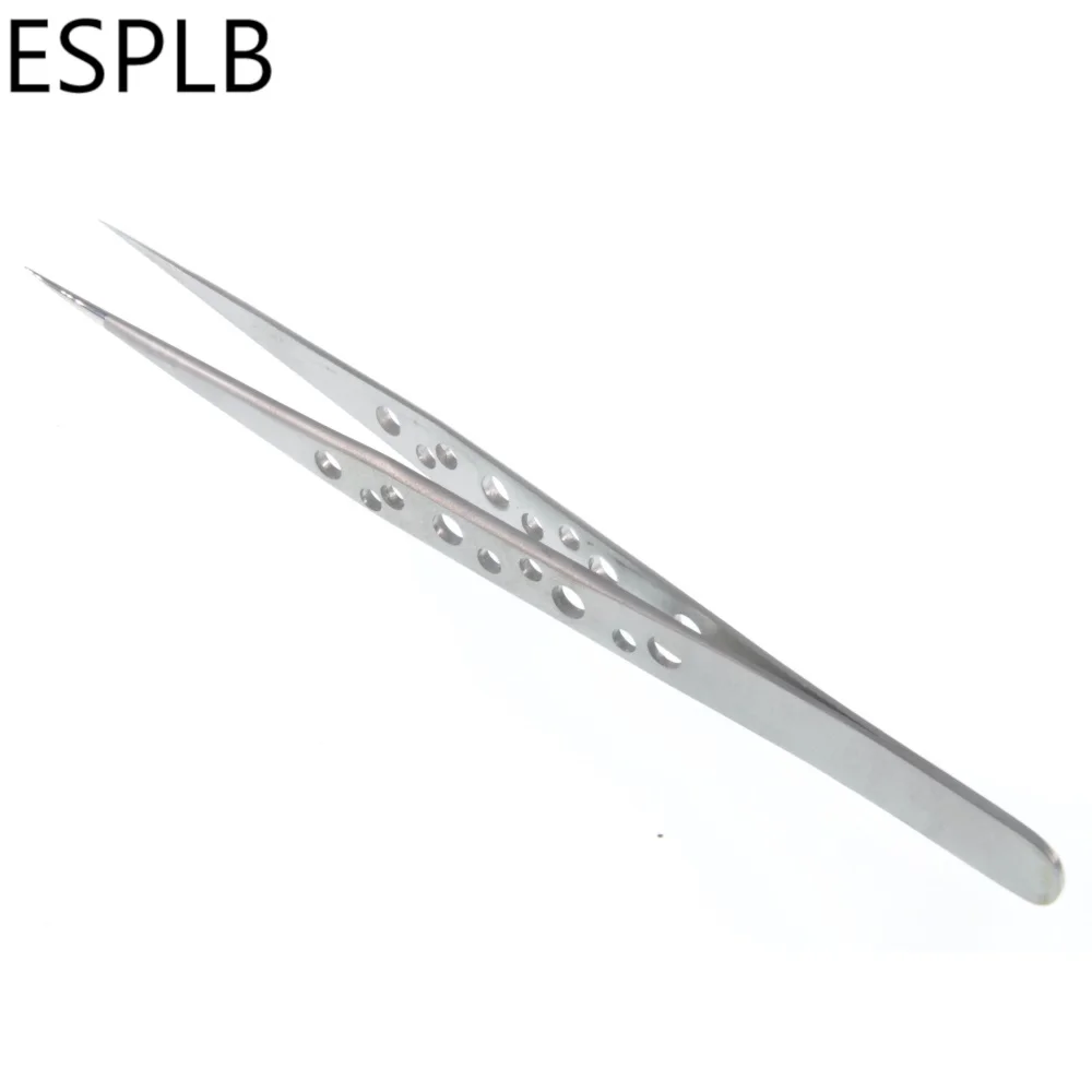 ESPLB антистатические изогнутые прямые кончики прецизионные пинцеты из нержавеющей электроники промышленные пинцеты для ремонта телефонов ручные инструменты