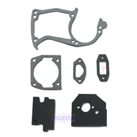 full carb cylinder gasket kit fit chinese chainsaw 4500 5200 5800 45cc 52cc 58cc