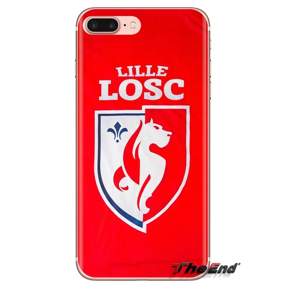 Для Huawei Mate Honor 4C 5C 5X 6X 7 7A 7C 8 9 10 8C 8X 20 Lite Pro Мягкий Силиконовый ТПУ чехол Losc Lille логотип