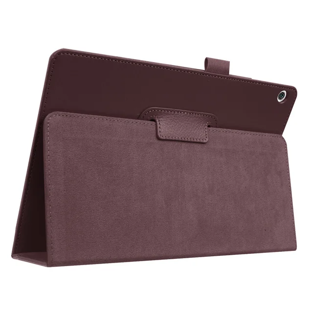 Brown Из искусственной кожи чехол для huawei MediaPad T5 10 Крышка для huawei Медиа Pad AGS2-W09 AGS2-L09 AGS2-L03 AGS2-W19 10,1 дюймов крышка чехол s - Цвет: Brown