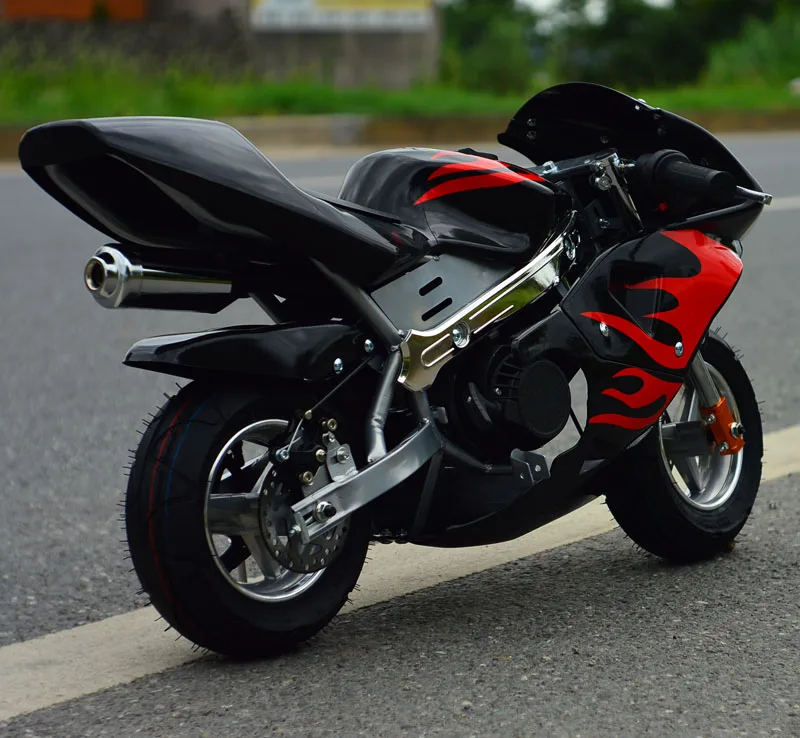Бесплатная доставка 49CC 1.8L 2 х тактный двигатель смешанные бензиновый мини