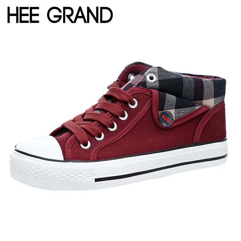 HEE GRAND/Модные сапоги на платформе 2019 Демисезонный парусиновая обувь для учащихся