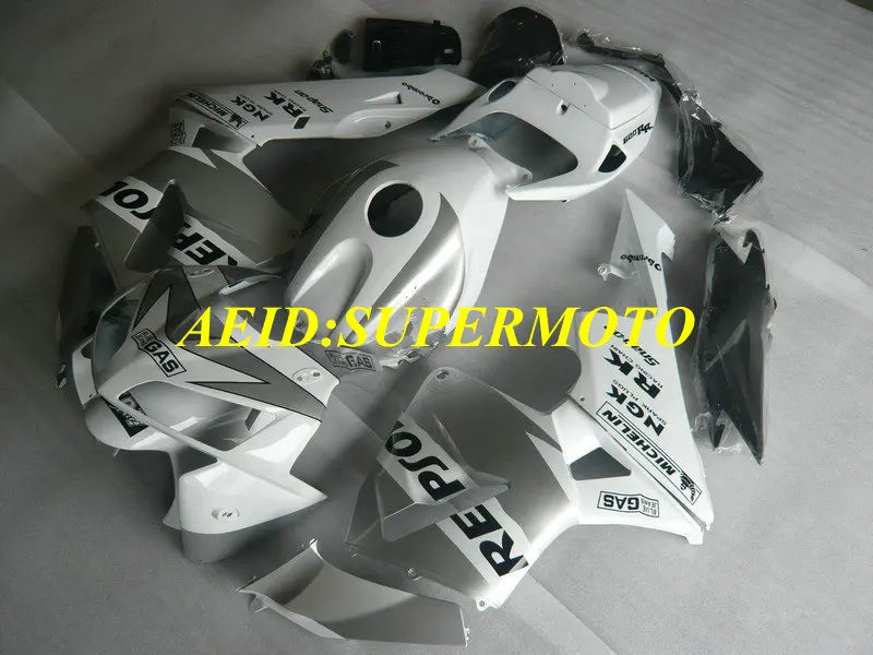 Набор обтекателей мотоцикла для HONDA CBR600RR F5 05 06CBR 600RR CBR 600 2005 2006 ABS Топ Белый Черный
