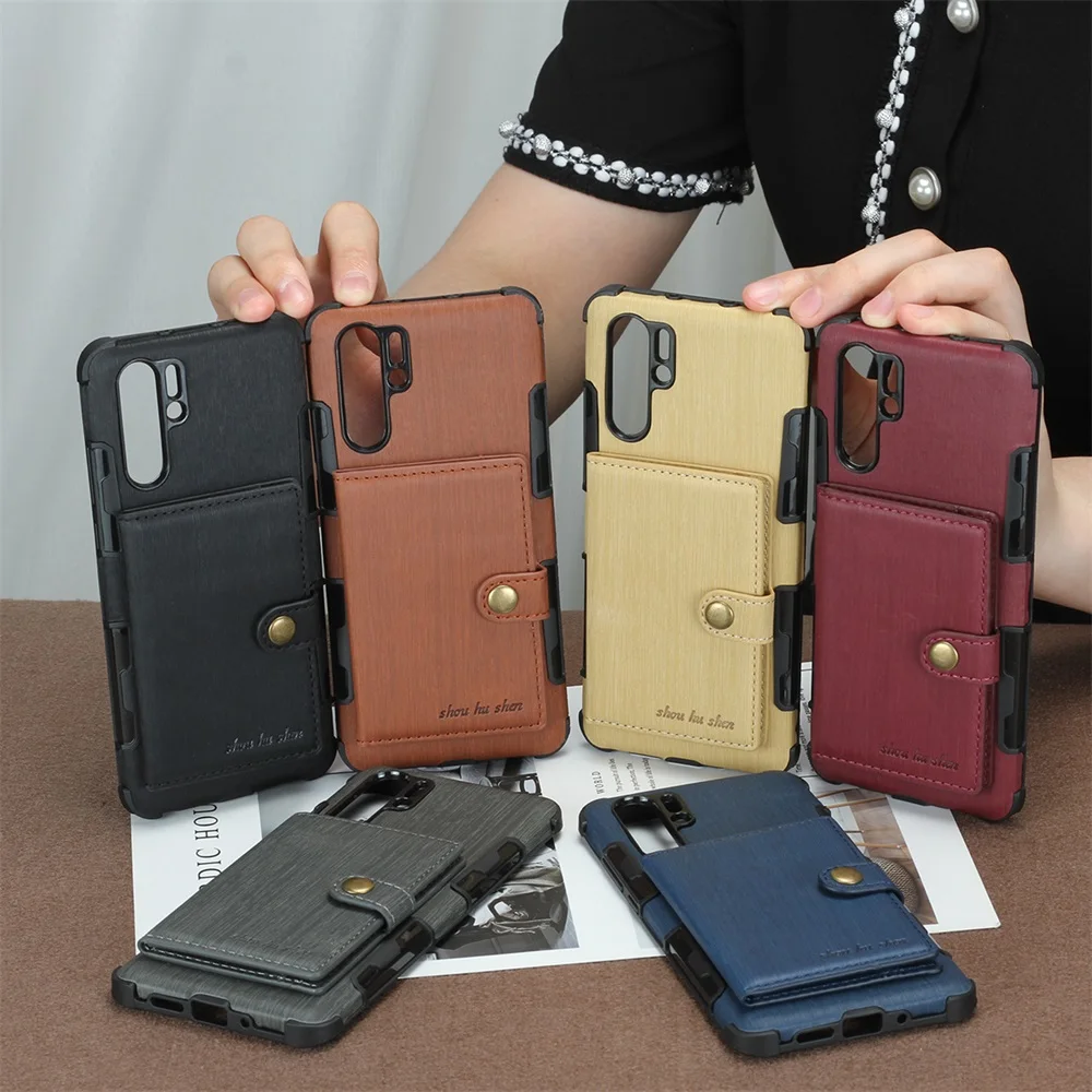 Luxury Drawing Pattern Wallet Pocket Case For Huawei P20 P30 Pro Flip Leather Cover Lite Phone | Мобильные телефоны и