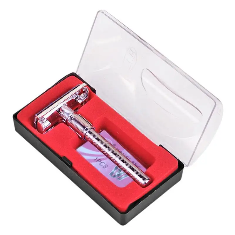Adjustable Safety Classic Stainless Steel Razor Men Safety Double Edge Blade Shaving Hair Razor Shaver Blades Old-Style Useful