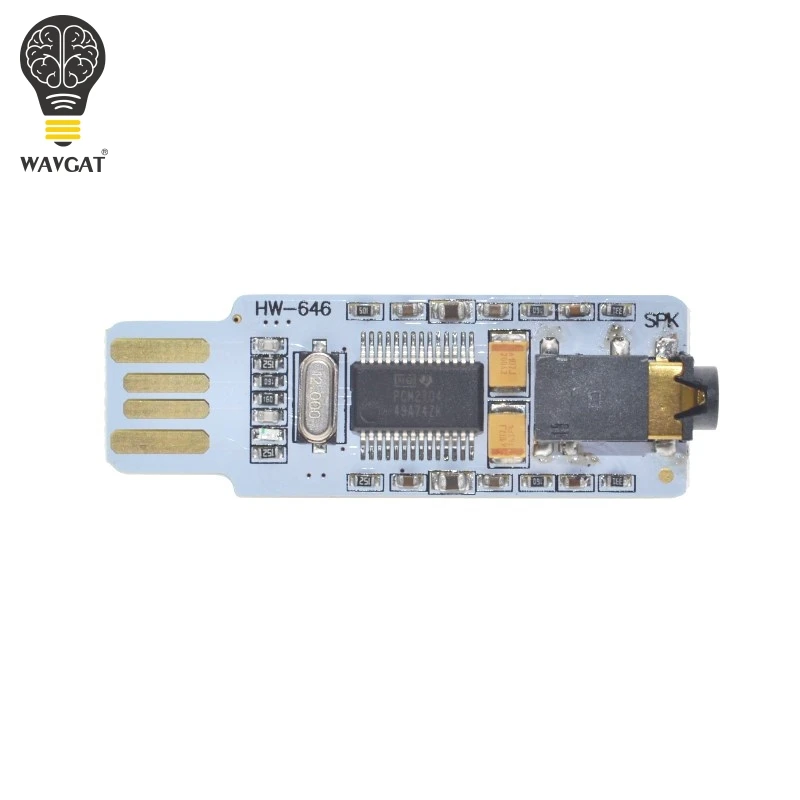 Мини PCM2704 USB Аудио Звуковая карта DAC декодер плата свободный привод для ПК
