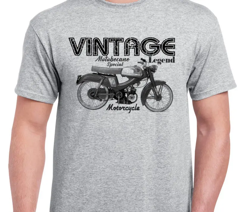 New Summer Mens Casual T-shirt Men Motobecane Special Inspired Vintage Motorcycle Classic Bikesexy T Shirts | Мужская одежда