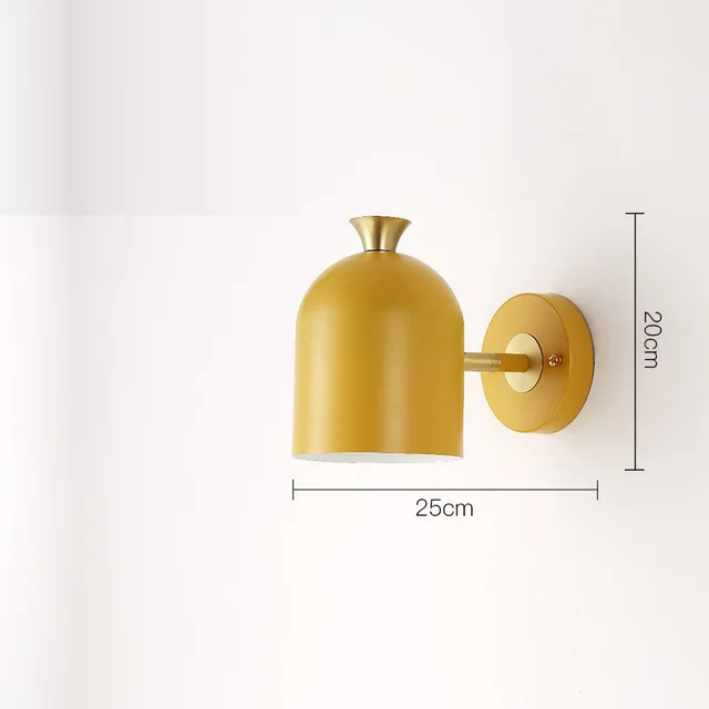 Lemon Yellow artpad северной стены огня Lampara de Pared домой с гостиной балкон проходу декоративных стеновых легких внутреннего освещения 4 цветов - Цвет абажура: Lemon Yellow