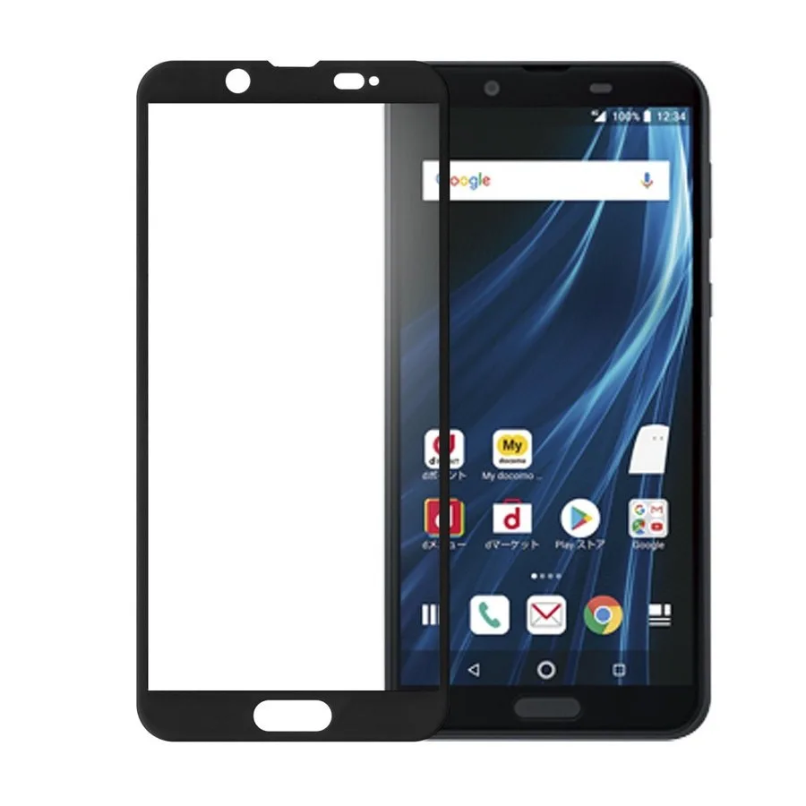 3D изогнутое закаленное стекло для Sharp Aquos SENSE2 SH 01L SHV43 полное покрытие Защитная
