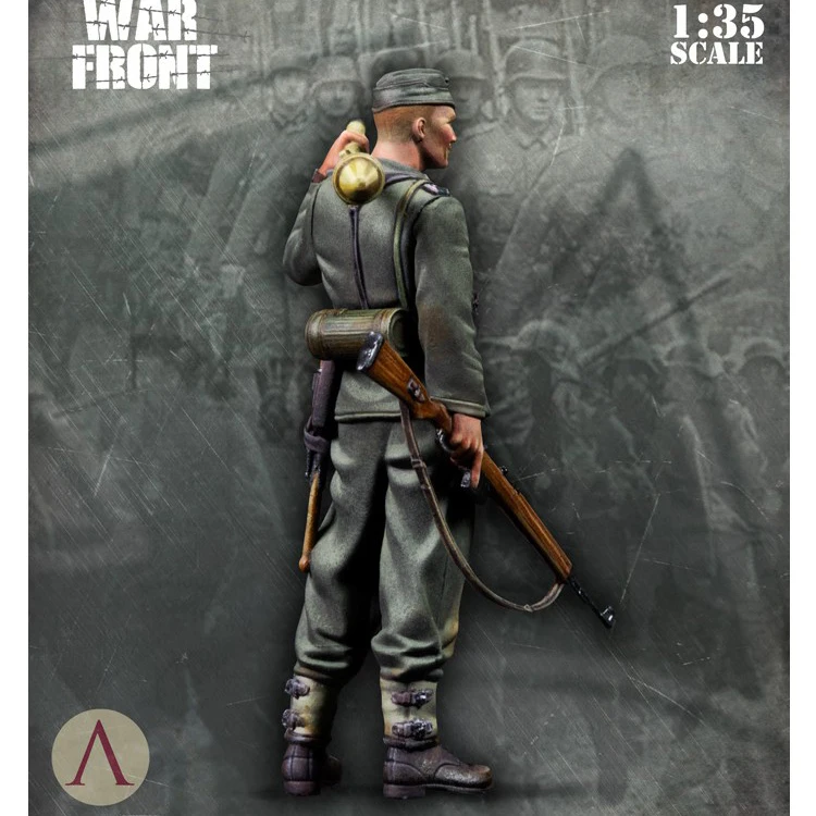 1/35 LANDSER полимерная модель Soldier GK Военный стиль WW2 разобранный и Неокрашенный