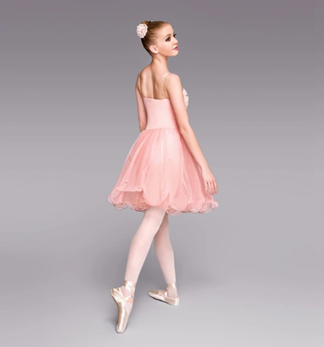

2018 New Pink Girl Ballet Dress Costume Tutu Dress For 100-180cm Girls