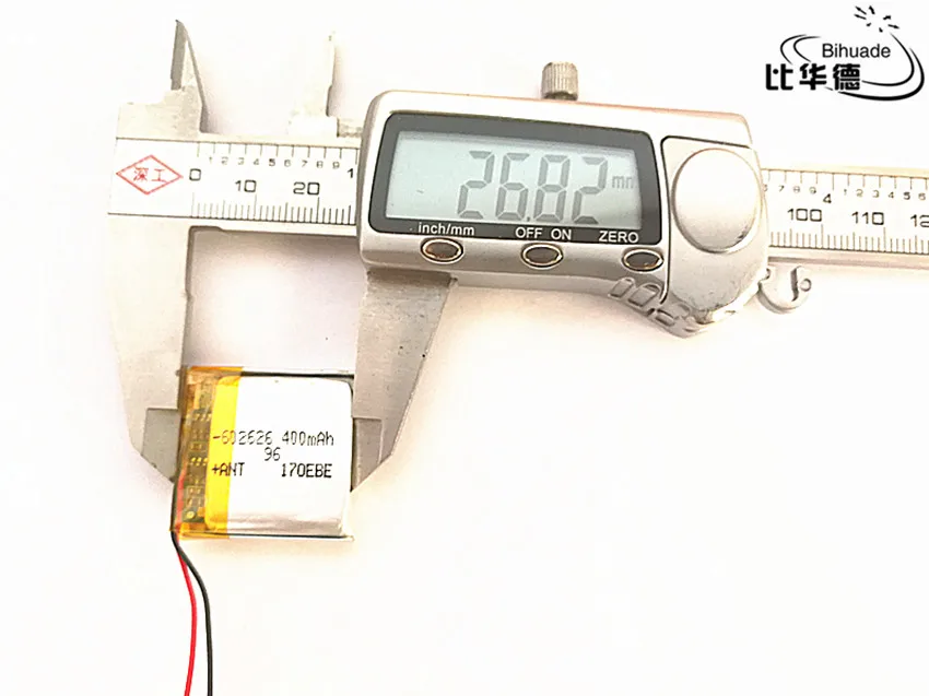 Бесплатная доставка 10 шт./Лот литровая энергетическая батарея 602626 3 7 в 400 мАч
