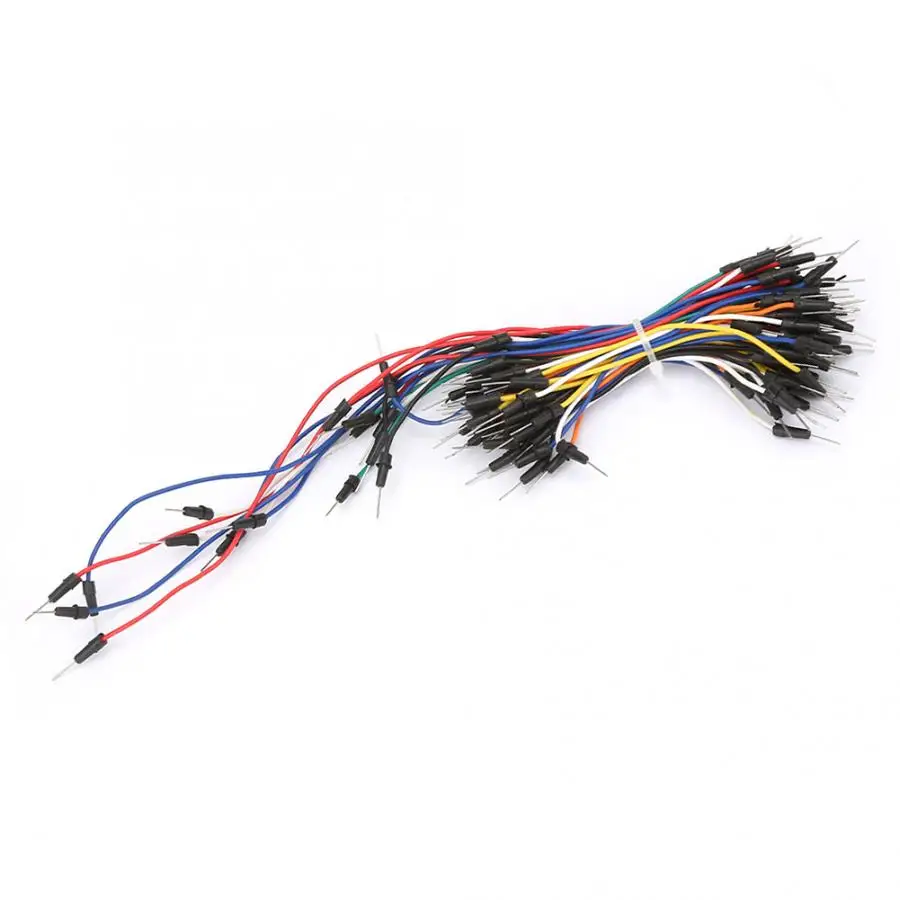 65 шт. многоцветная паяльная Гибкая макетная плата джампер соединитель провода