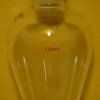 250 мл 24/29 стеклянная пириформа разделительная воронка форма груши PTFE стопкок