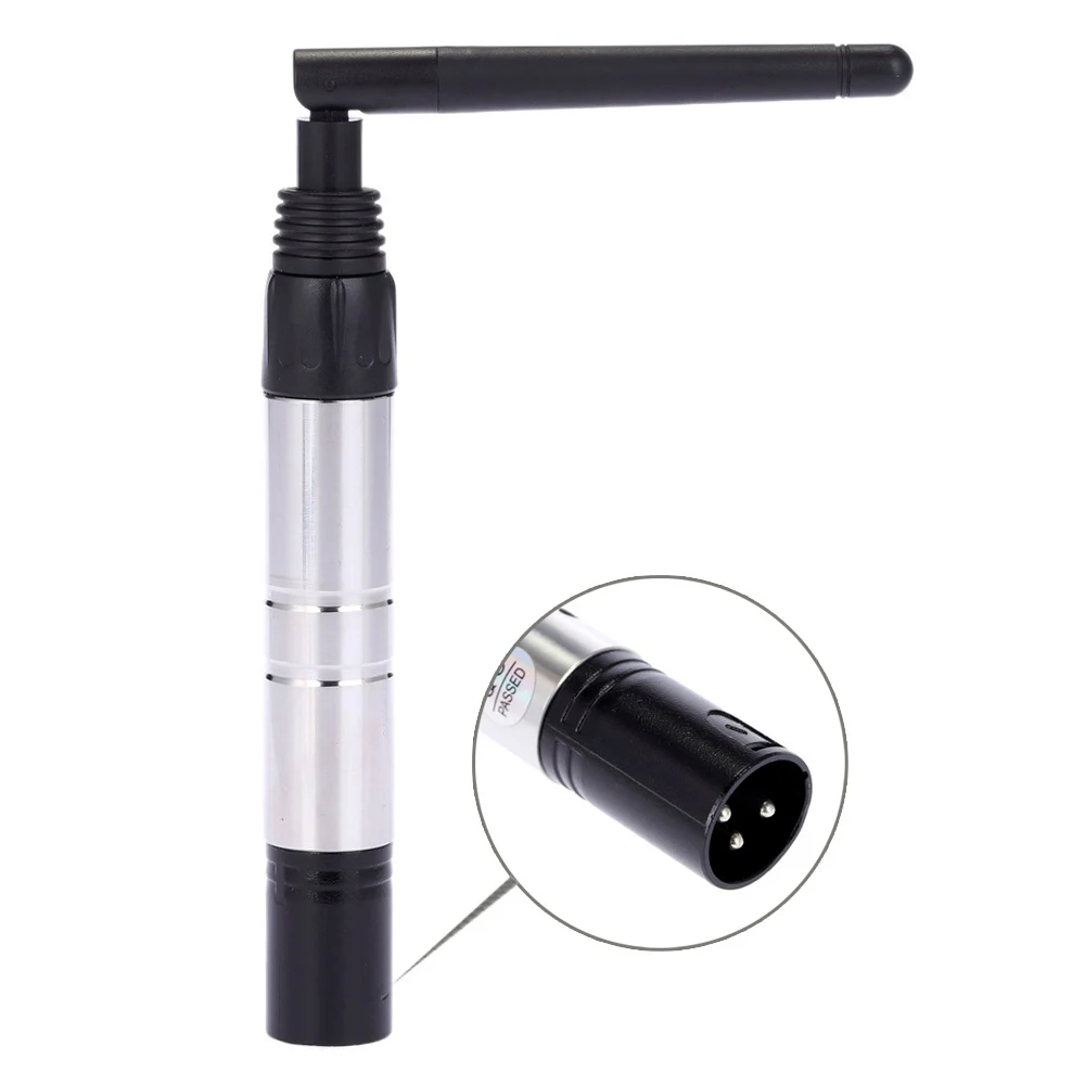 23Dbm 1000M 2 4G Ism Dmx512 беспроводной мужской Xlr Dj передатчик для вечеринки контроллер