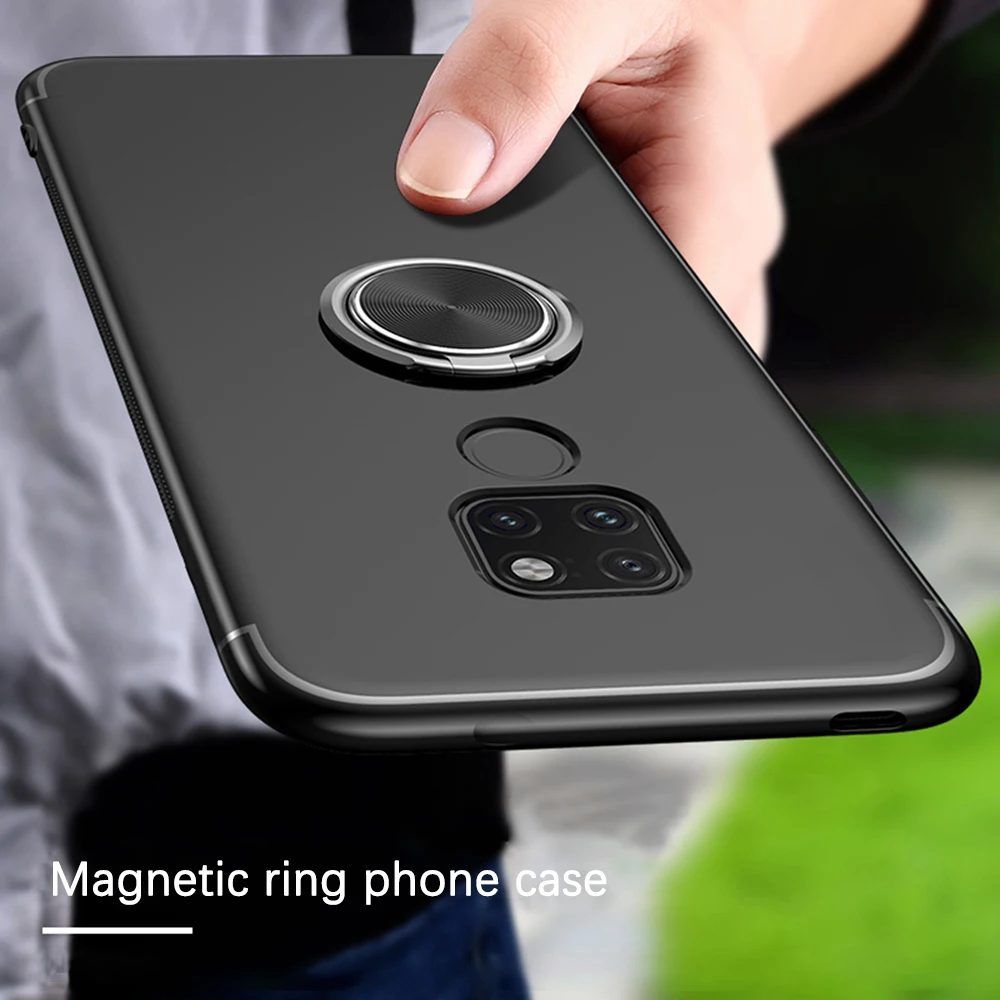 Eqvvol чехол с магнитным кольцом для huawei P20 Lite P30 Pro Nova 3 4 полное покрытие Honor 8X8 9 10 mate 20