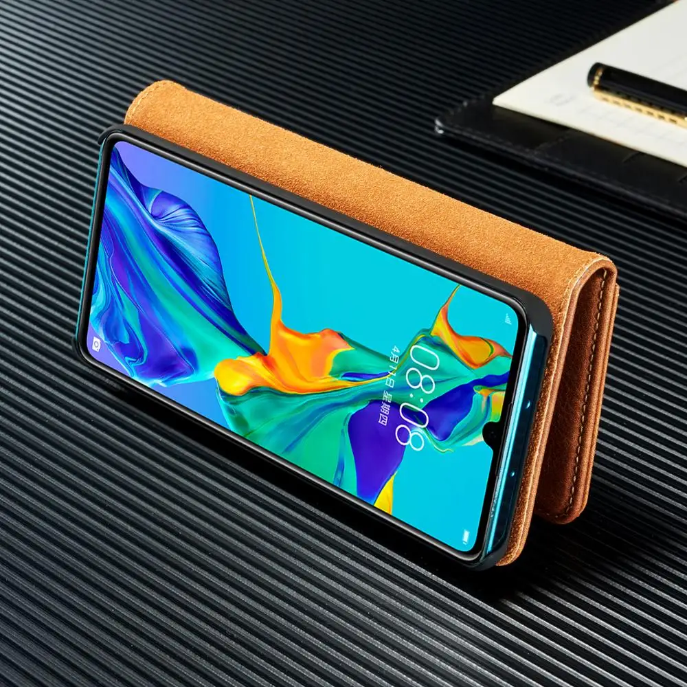 Для Huawei P30 Pro P20 Lite винтажный откидной Магнитный чехол для Mate 20 10 кожаный съемный