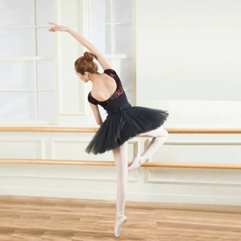 Adult Ballet Leotards New Girls Dance Costume for Women Black Gymnastics Leotard Bodysuit Justaucorps De Danse | Тематическая