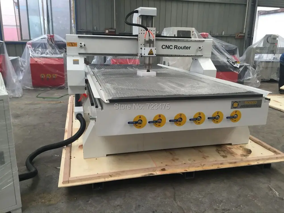 Тяжелый вакуумный стол с Т образными пазами 1325 CNC резец для древесины/Mach 3 ЧПУ Studio