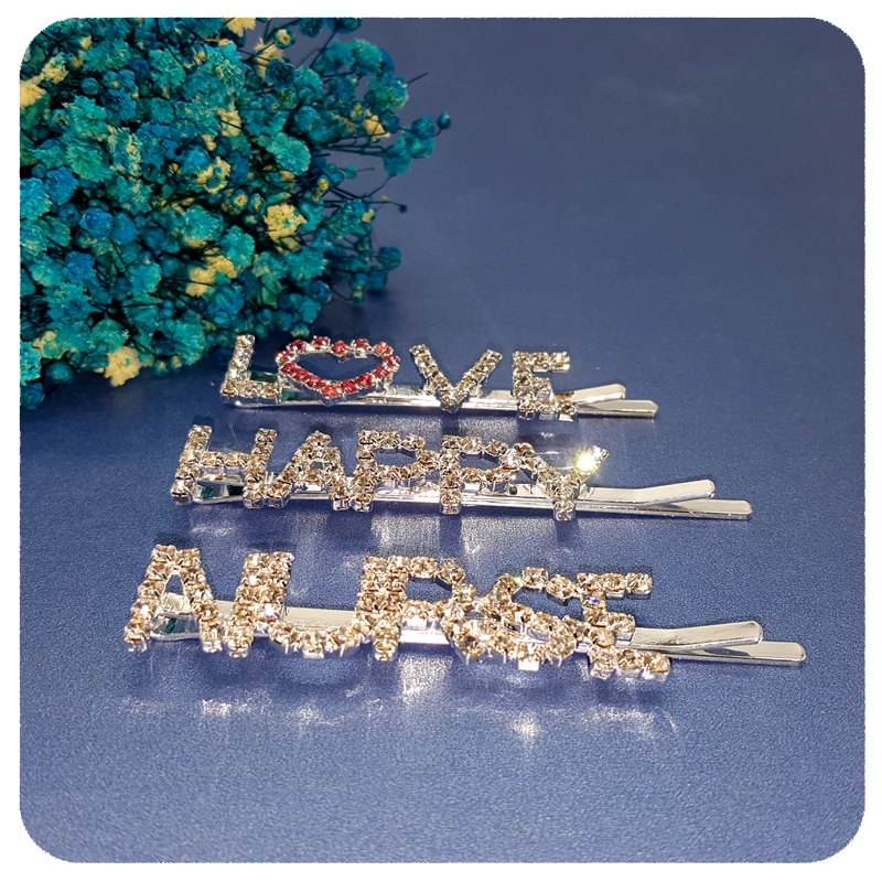 Заколка для волос в британском стиле с кристаллами|Украшения волос| |