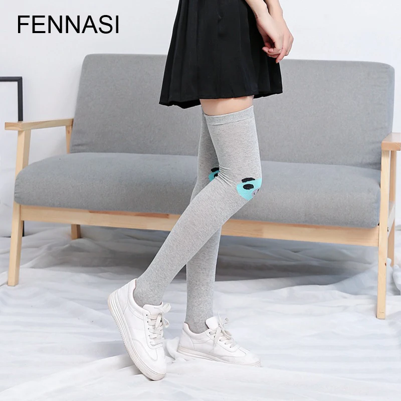 FENNASI/женские толстые сексуальные чулки с героями мультфильмов милые гольфы до