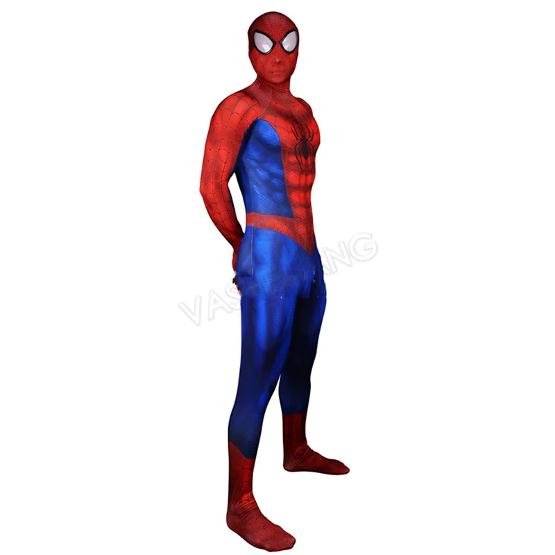 Костюм супергероя Zentai костюм из лайкры и спандекса для взрослых Хэллоуина