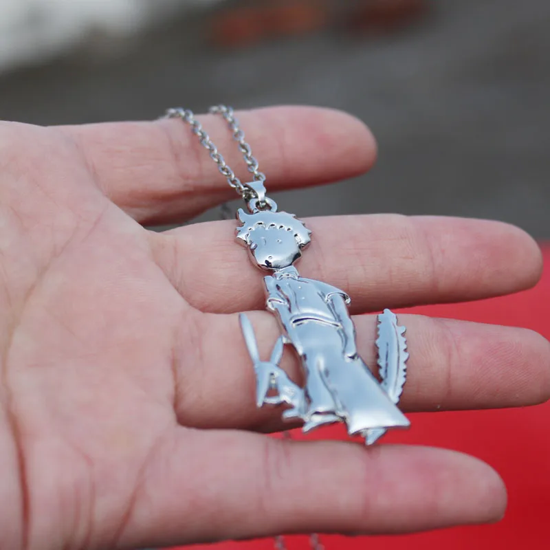 Ожерелье с кулоном в виде маленького принца hzew Fox and prince|little necklace|necklace littlependant necklace