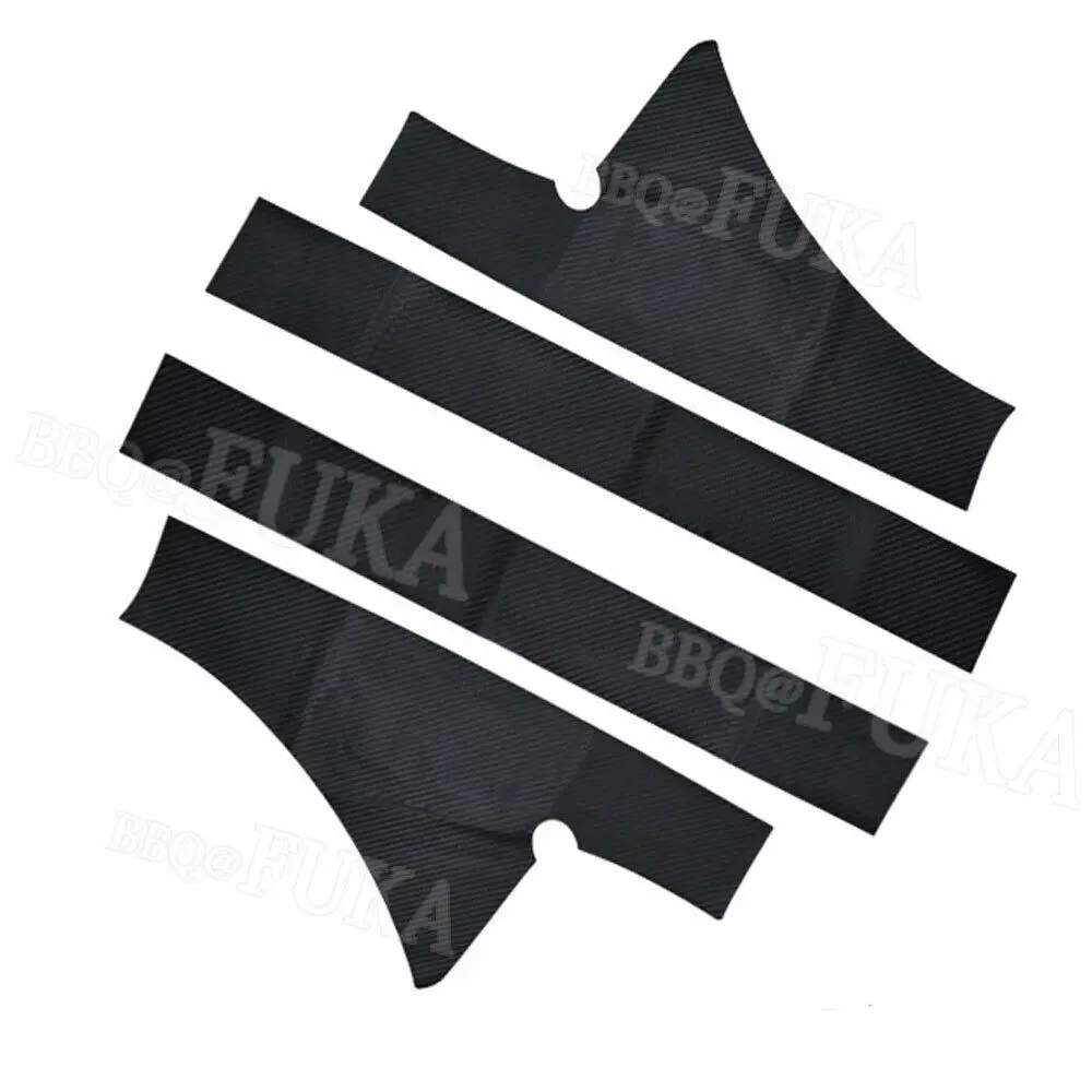 BBQ @ FUKA для Honda Civic 2016-2018 протектор входной двери автомобиля Накладка на порог