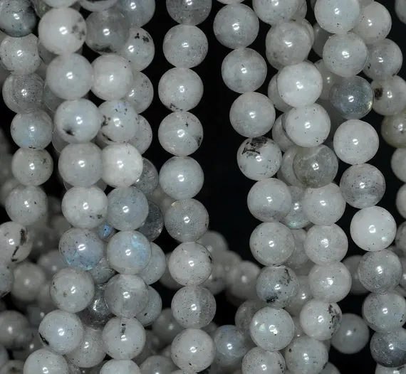 

10mm White Labradorite Gemstone Round 10mm Loose Beads 7.5 inch Half Strand (90183423-785)