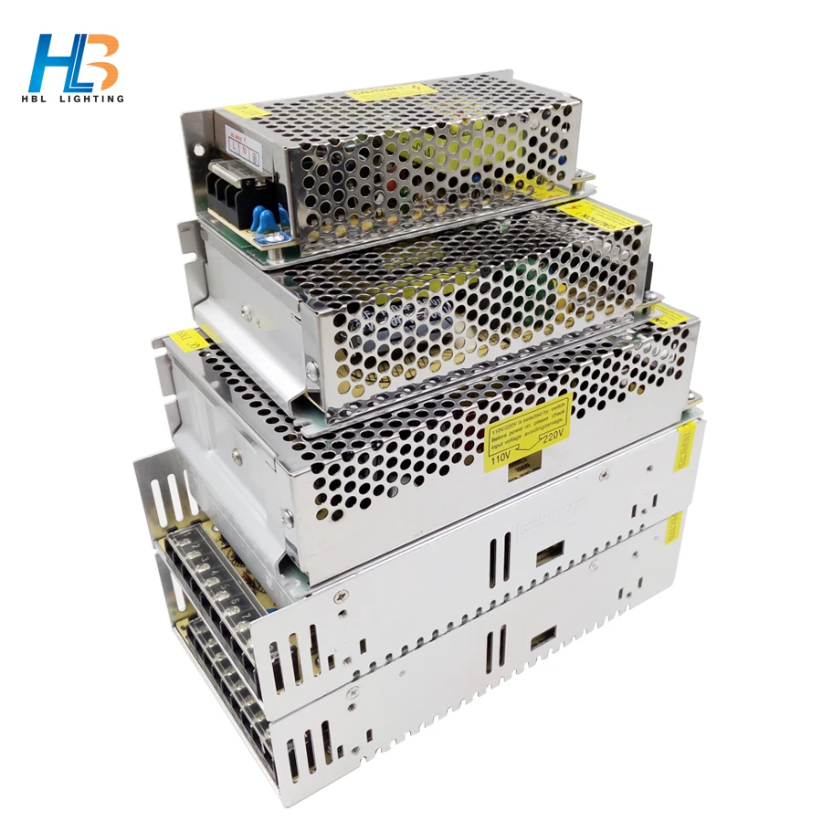 HBL светодиодный драйвер AC110V 220V блок питания 12 V 1.25A 2A 3A 5A 6.5A 10A 15A трансформатор