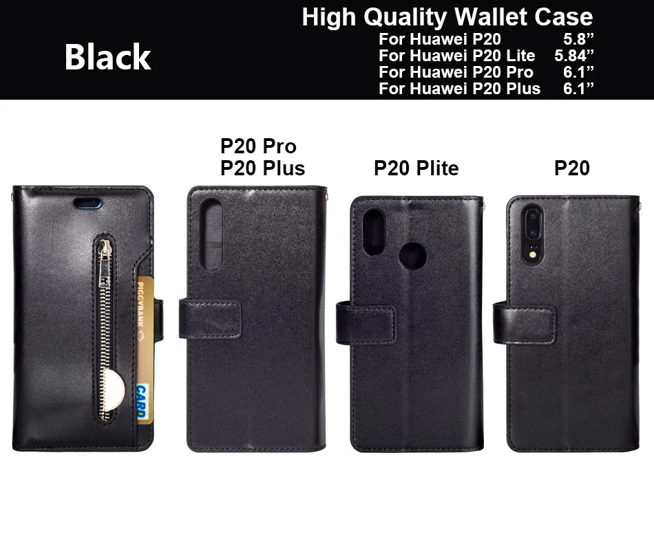 Роскошный чехол с 9 держателями для карт, чехол для huawei P20 Lite, откидной Чехол для телефона, чехол для Funda huawei P20 Pro Plus, кожаный кошелек, сумка