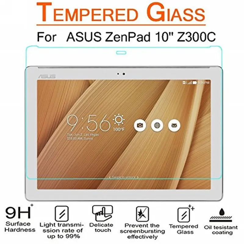 Экран протектор Закаленное Стекло для ASUS ZenPad Z300 Z300CX Z300CG Z300CL Z301M Z301MFL P023 P00C P01A P00L защита экрана планшета