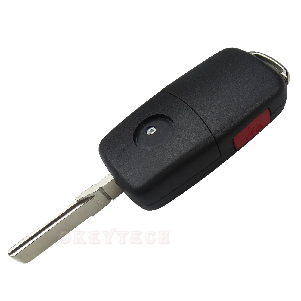 Чехол OkeyTech flip key корпус автомобильного ключа дистанционного управления для VW