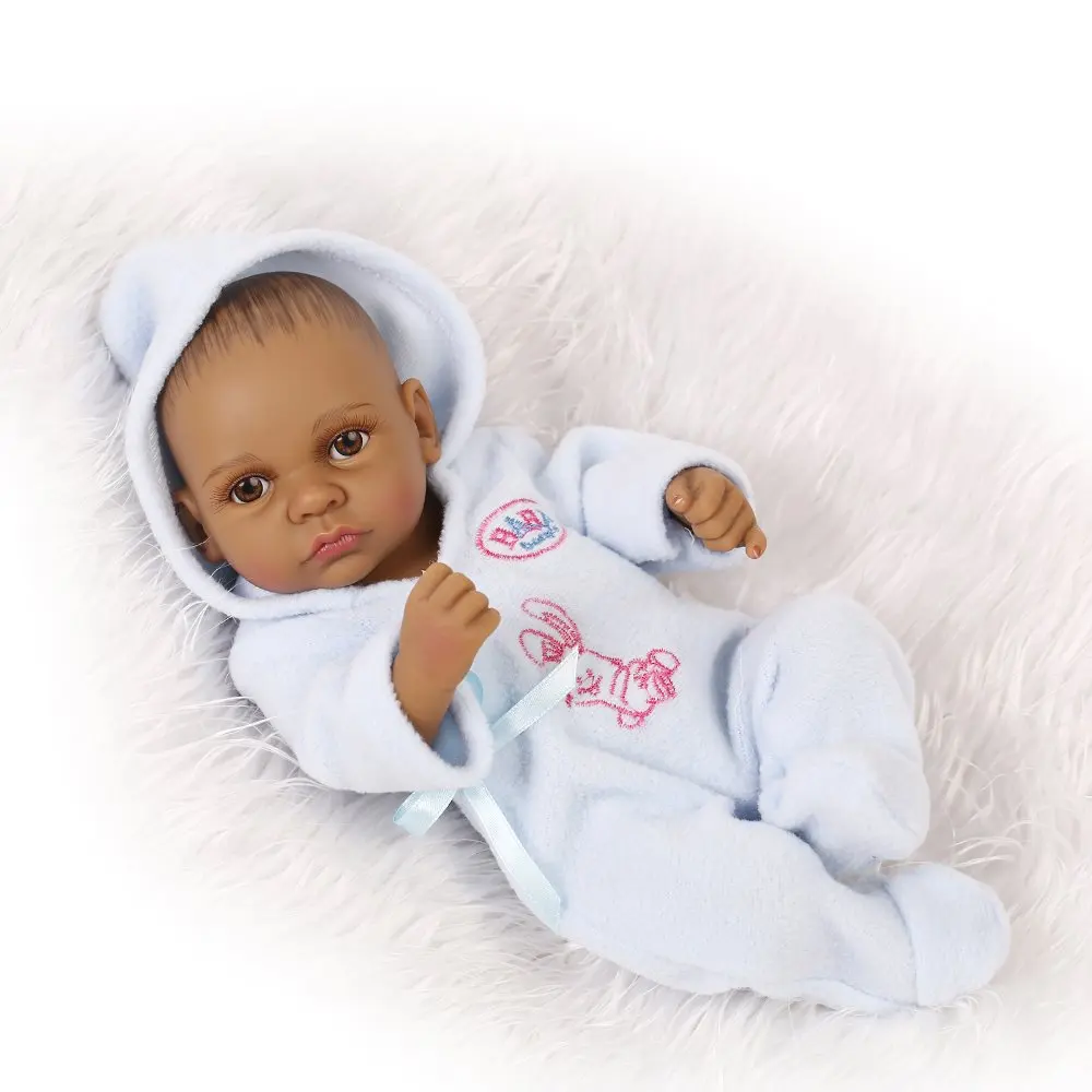 26 см bebe mini reborn полностью силиконовые куклы для тела Мягкая кукла поддельные