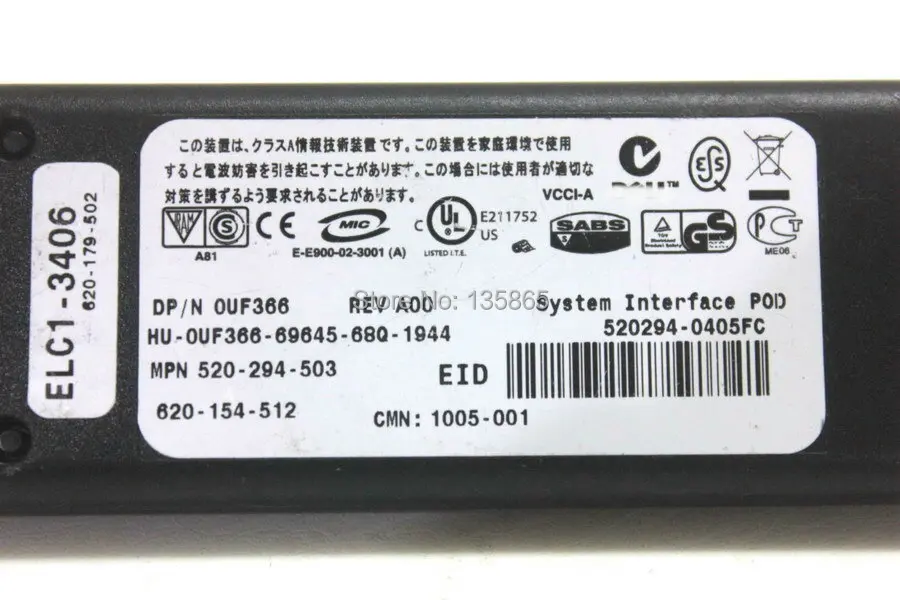 0UF366 USB интерфейс сервера KVM коммутатор SIP для модуля DEL 520 294 503 504|Компьютерные
