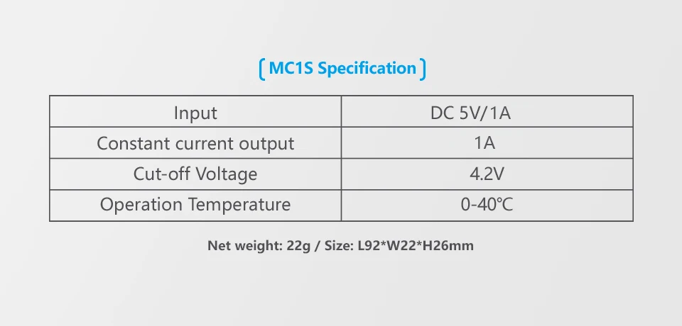 XTAR MC1S зарядное устройство 5 в микро usb Зарядка 3,6 В/3,7 в литий-ионный аккумулятор 10400-26650 25500 26650 20700 21700 18650 зарядное устройство