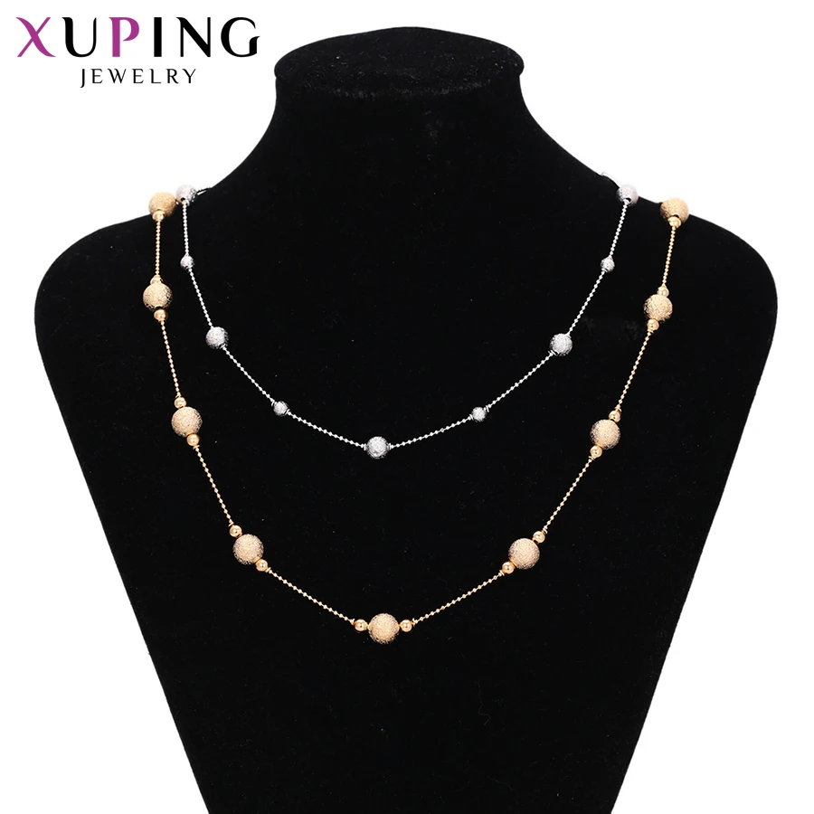 Xuping Fashion Elegant Necklace Lovely Long High Quality Hot Sell Chain Jewelry Halloween Gifts 41807 | Украшения и аксессуары