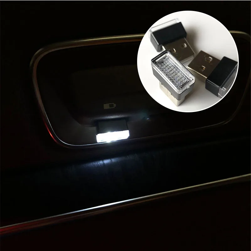 Автомобильный USB светодиодный декоративный фонарь для Nissan Geniss Juke Almera Primera Pathfinder