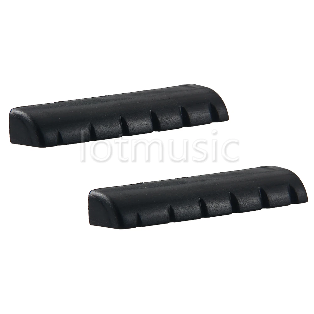 

2 шт., пластиковые гайки для акустической гитары, 43x6x9,3 мм