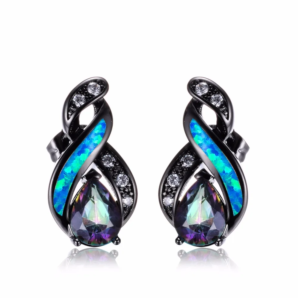Роскошные сверкающие свадебные серьги Bijoux из циркония Аутентичные Серебряные