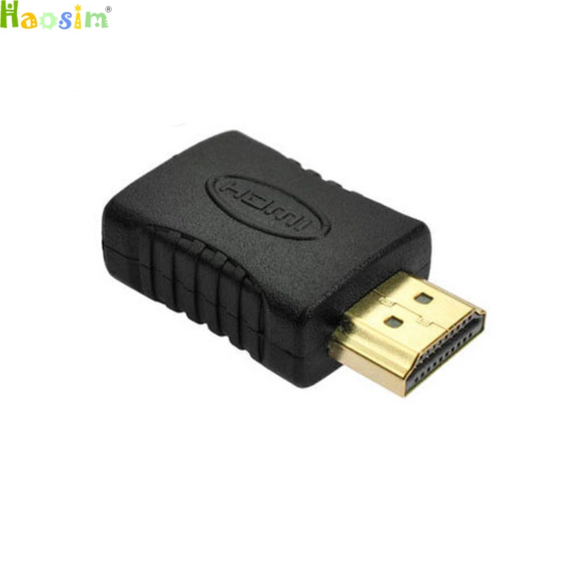Высококачественный позолоченный адаптер HDMI-совместимый штекер-гнездо для HD TV 1080p